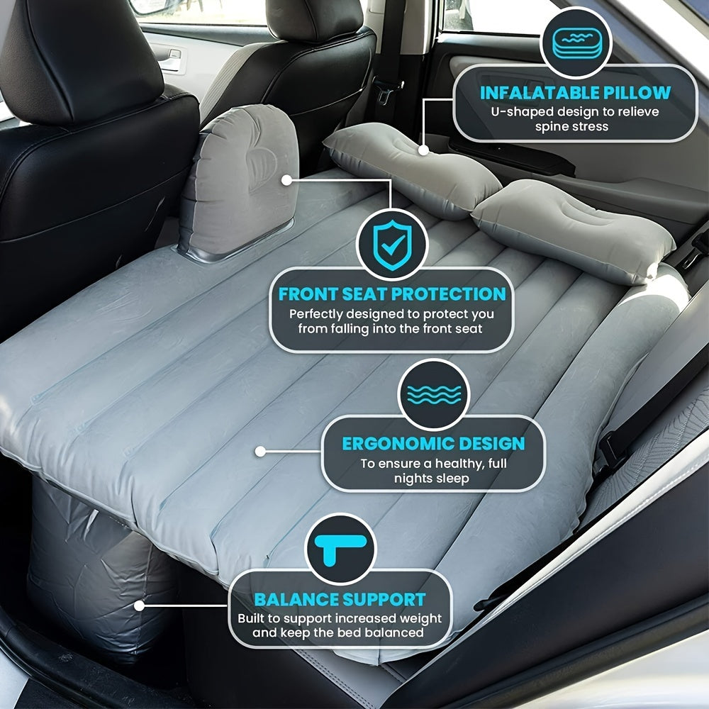 Car Travel Bed Air Inflatable Mattress Back Seat Rest Cushion